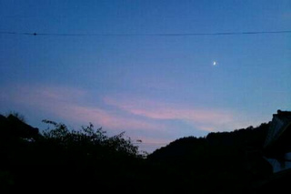 田舎の夕暮れ